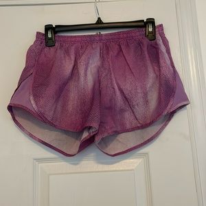 Nike Dri fit purple running shorts with panty. Sz. S